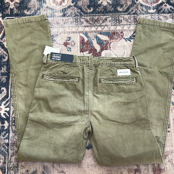 Abercrombie Kids Slim Straight Chino Pants - Picture 4 of 5